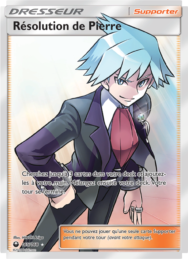 Résolution de Pierre 165 — Celestial Storm (French Pokémon TCG card)