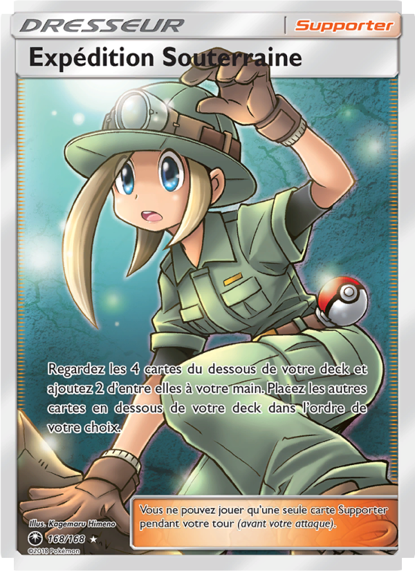 Expédition Souterraine 168 — Celestial Storm (French Pokémon TCG card)