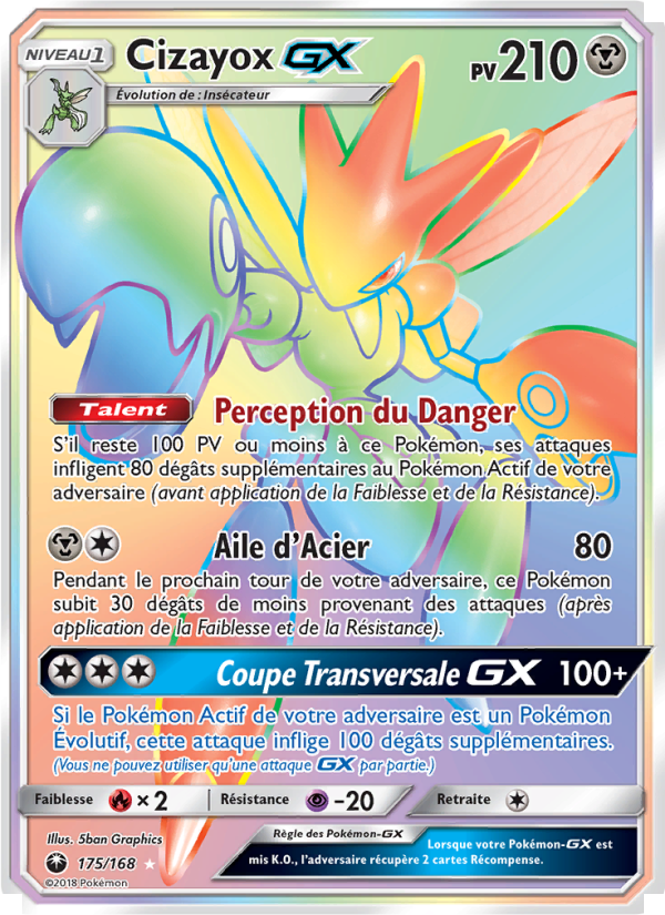 Cizayox GX 175 — Celestial Storm (French Pokémon TCG card)