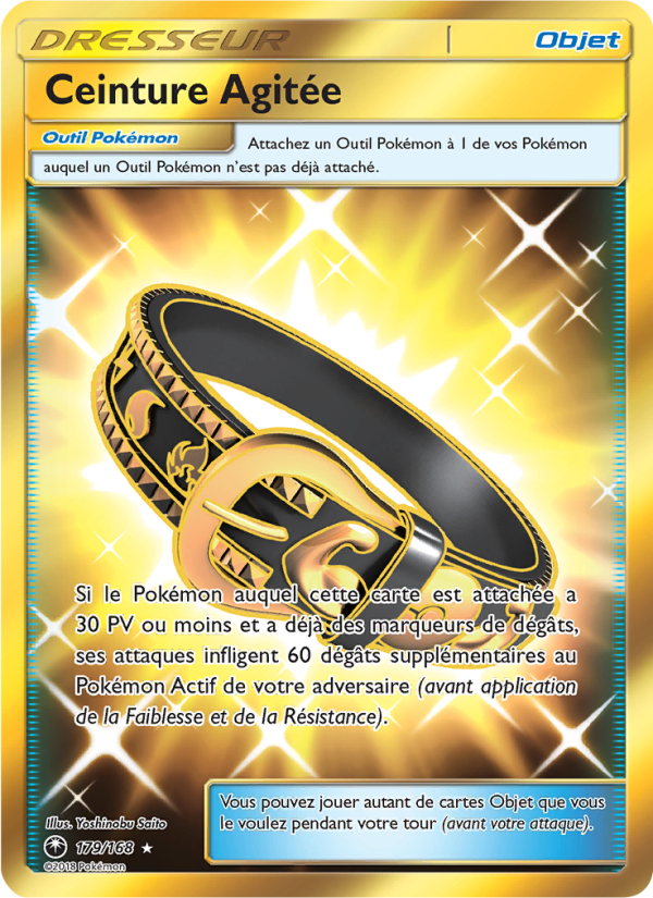 Ceinture Agitée 179 — Celestial Storm (French Pokémon TCG card)