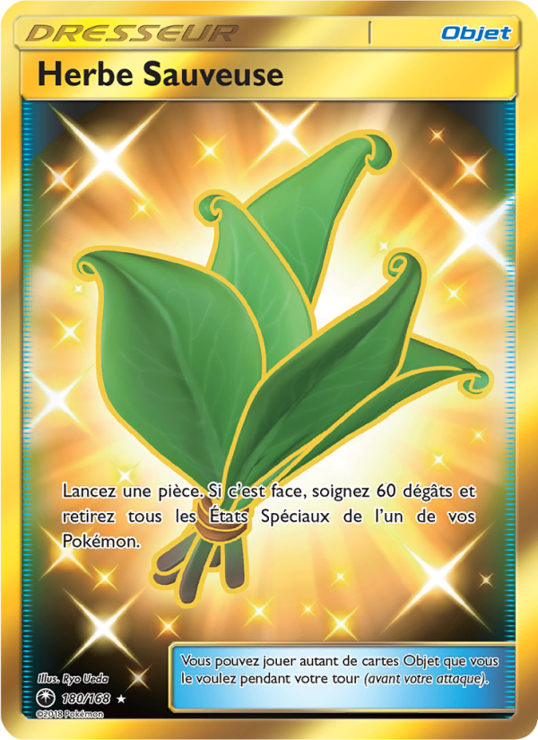 Herbe Sauveuse 180 — Celestial Storm (French Pokémon TCG card)