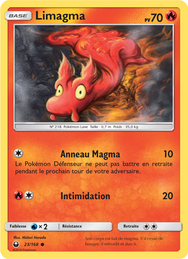 Limagma 23 — Celestial Storm (French Pokémon TCG card)