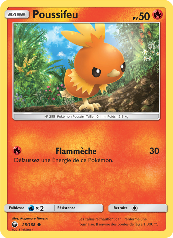 Poussifeu 25 — Celestial Storm (French Pokémon TCG card)