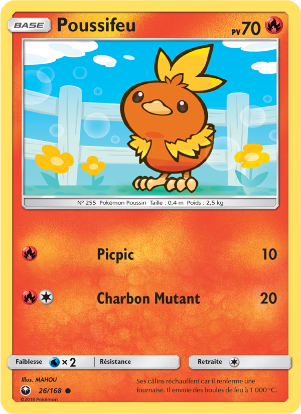 Poussifeu 26 — Celestial Storm (French Pokémon TCG card)