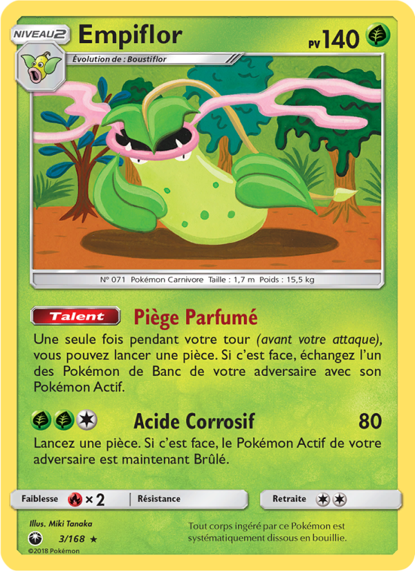 Empiflor 3 — Celestial Storm (French Pokémon TCG card)