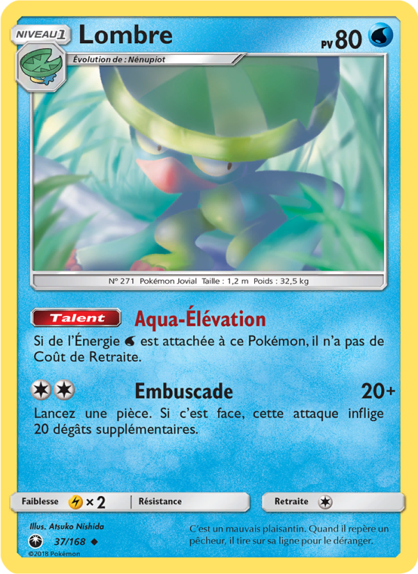 Lombre 37 — Celestial Storm (French Pokémon TCG card)