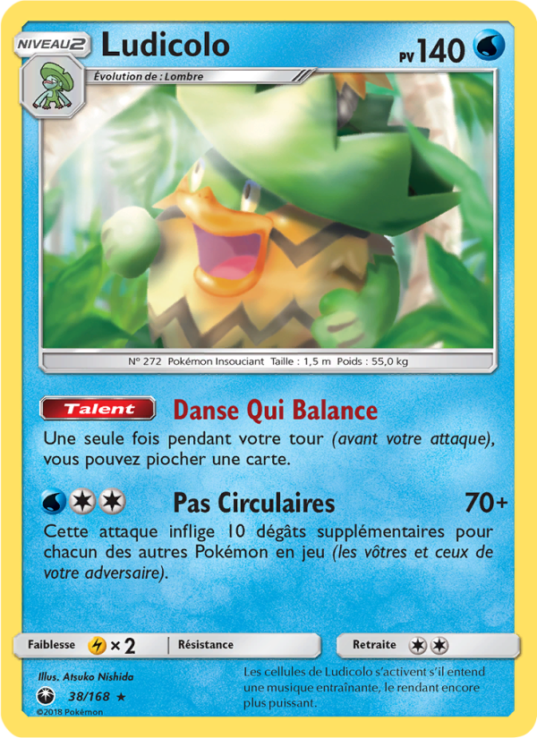 Ludicolo 38 — Celestial Storm (French Pokémon TCG card)