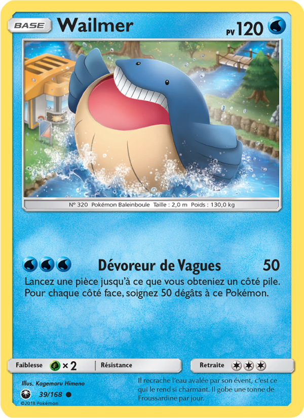Wailmer 39 — Celestial Storm (French Pokémon TCG card)