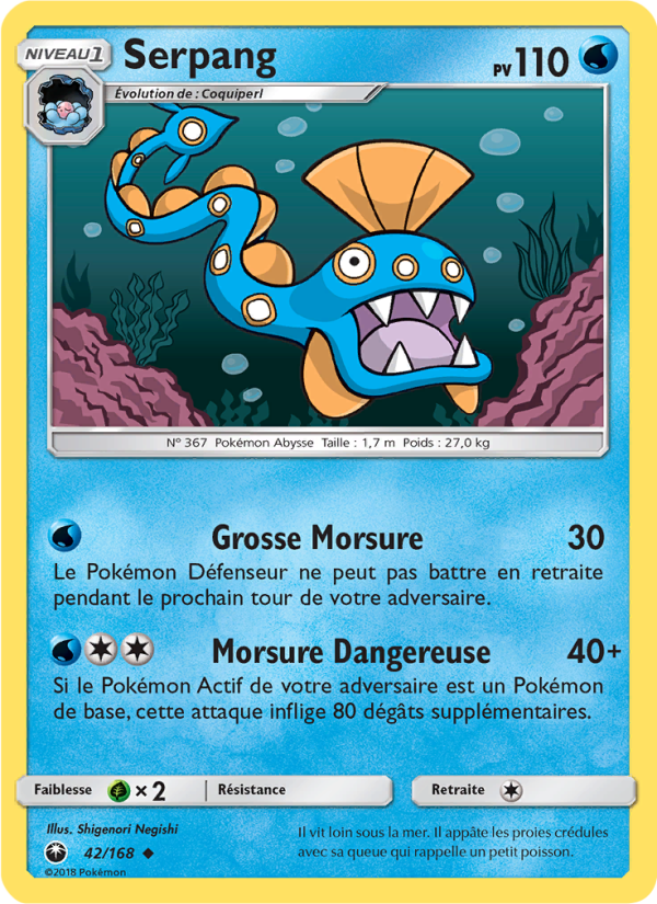 Serpang 42 — Celestial Storm (French Pokémon TCG card)