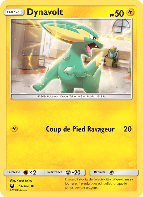 Dynavolt 51 — Celestial Storm (French Pokémon TCG card)