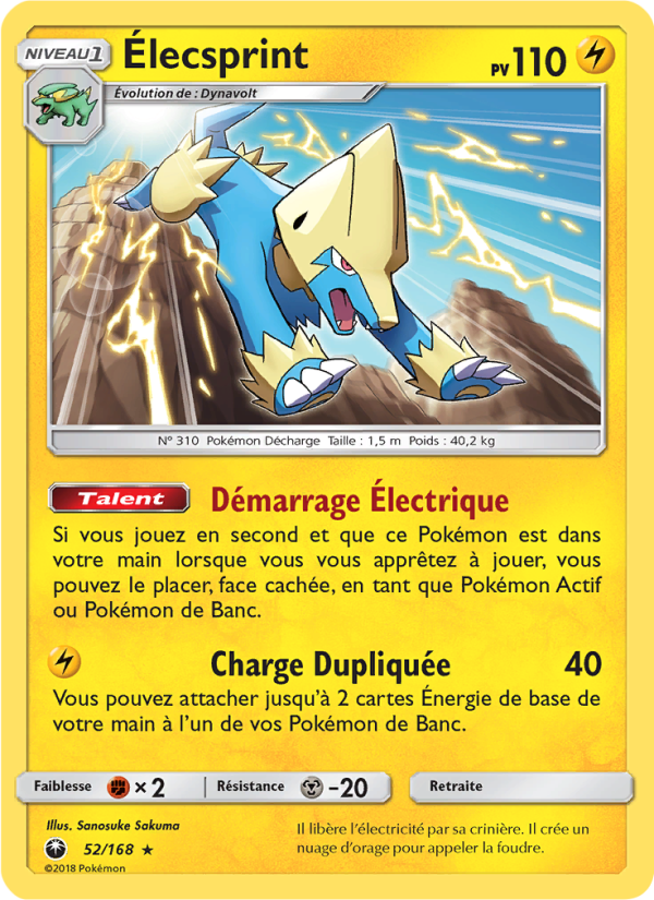 Élecsprint 52 — Celestial Storm (French Pokémon TCG card)