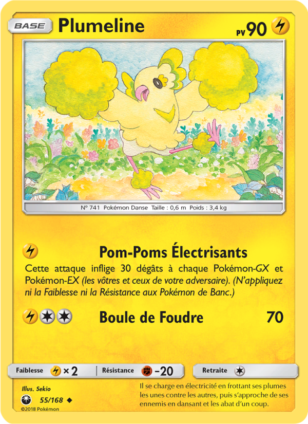 Plumeline 55 — Celestial Storm (French Pokémon TCG card)