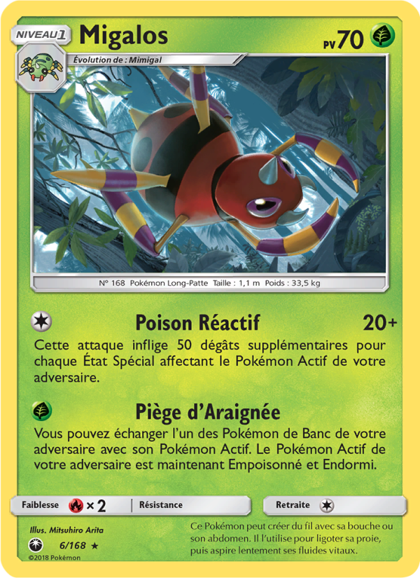 Migalos 6 — Celestial Storm (French Pokémon TCG card)