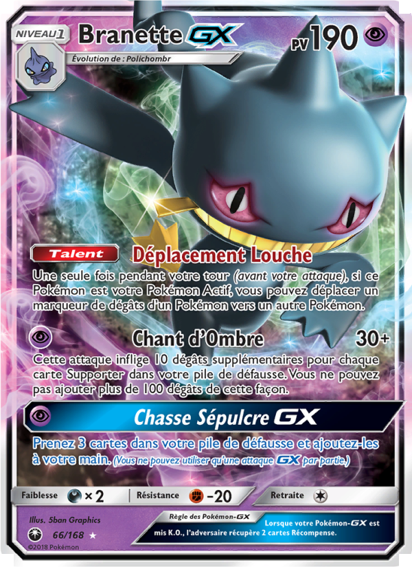 Branette GX 66 — Celestial Storm (French Pokémon TCG card)