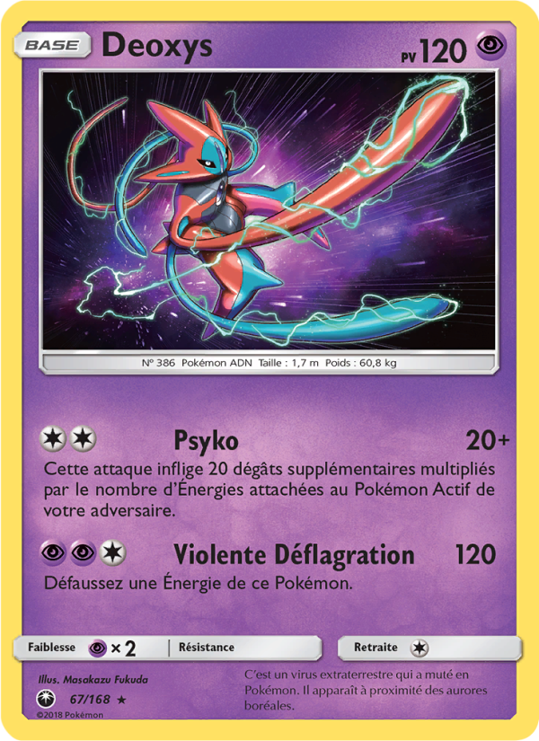 Deoxys 67 — Celestial Storm (French Pokémon TCG card)