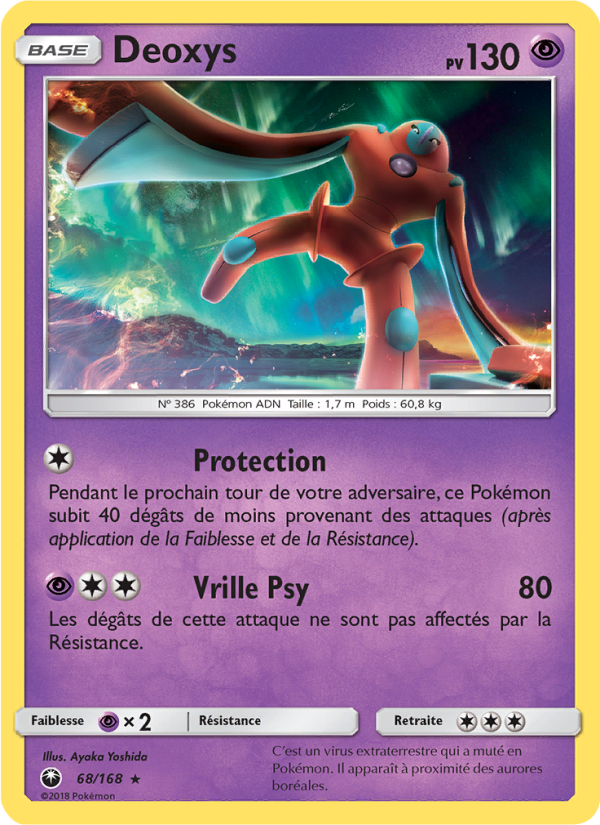 Deoxys 68 — Celestial Storm (French Pokémon TCG card)