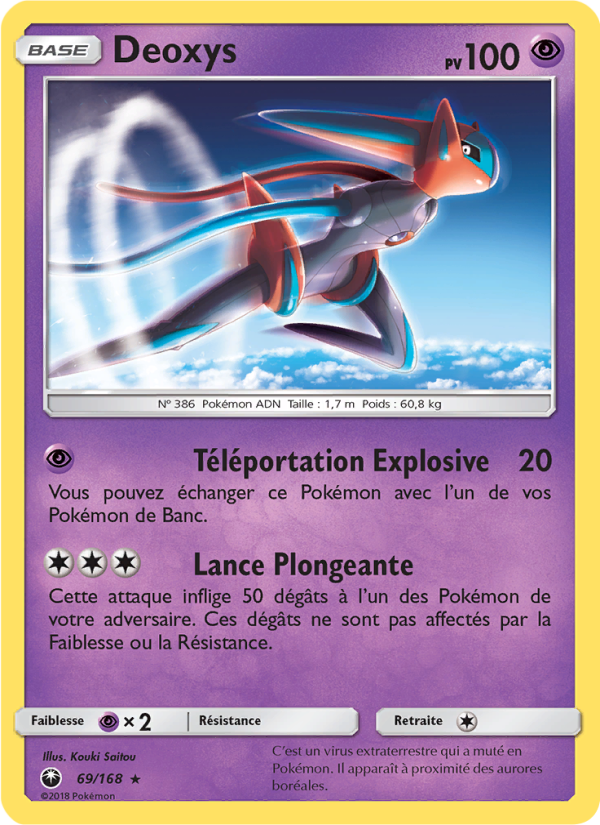 Deoxys 69 — Celestial Storm (French Pokémon TCG card)