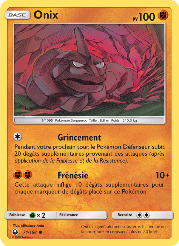 Onix 71 — Celestial Storm (French Pokémon TCG card)