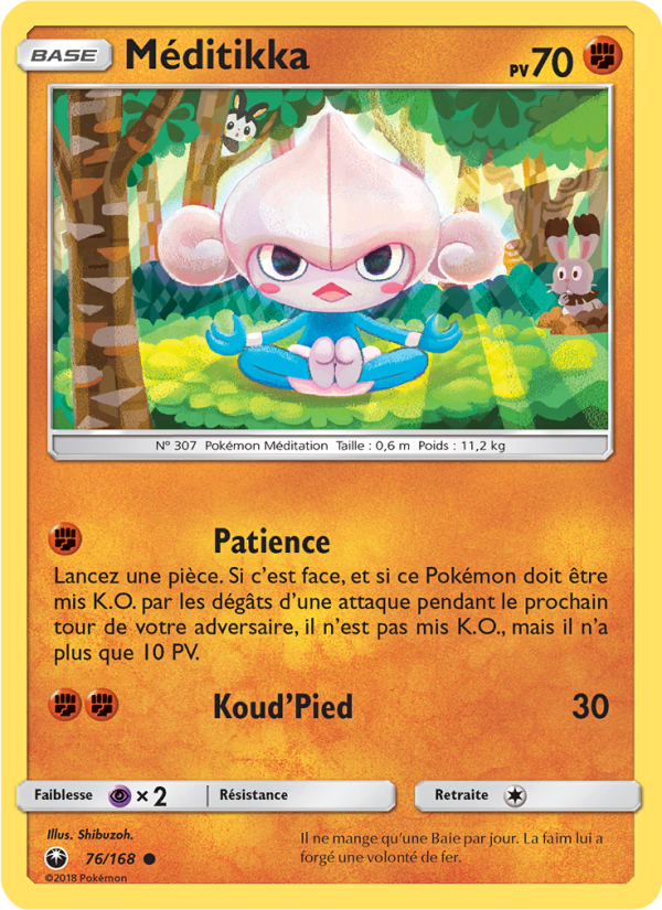 Méditikka 76 — Celestial Storm (French Pokémon TCG card)