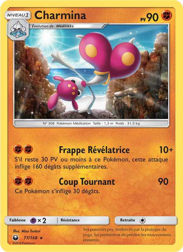 Charmina 77 — Celestial Storm (French Pokémon TCG card)
