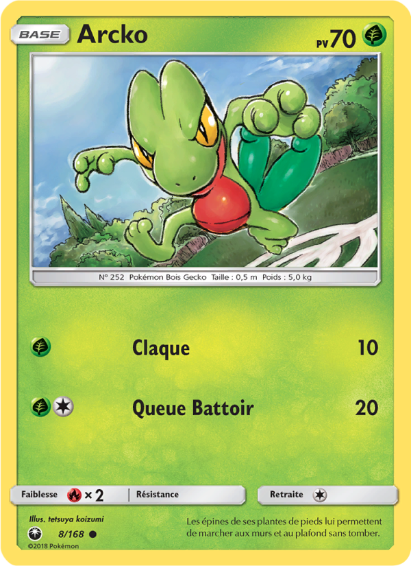 Arcko 8 — Celestial Storm (French Pokémon TCG card)