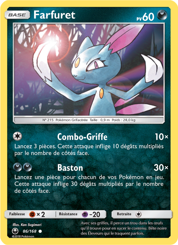 Farfuret 86 — Celestial Storm (French Pokémon TCG card)