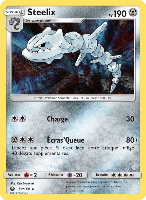 Steelix 89 — Celestial Storm (French Pokémon TCG card)
