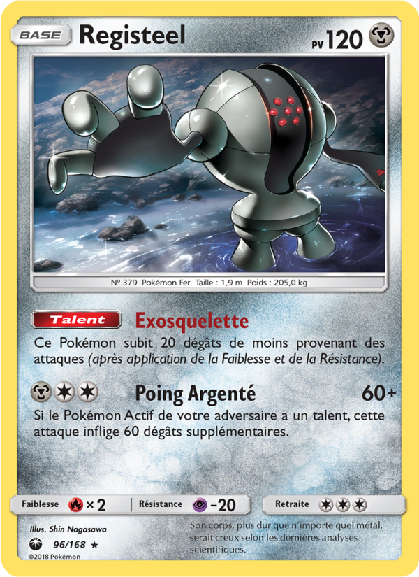 Registeel 96 — Celestial Storm (French Pokémon TCG card)