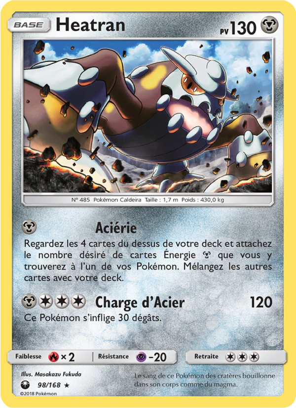 Heatran 98 — Celestial Storm (French Pokémon TCG card)