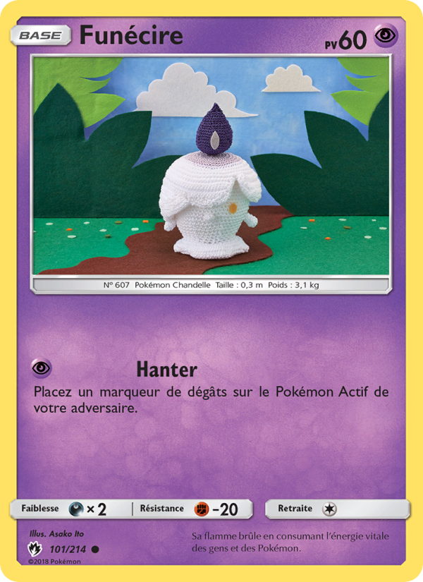 Funécire 101 — Lost Thunder (French Pokémon TCG card)