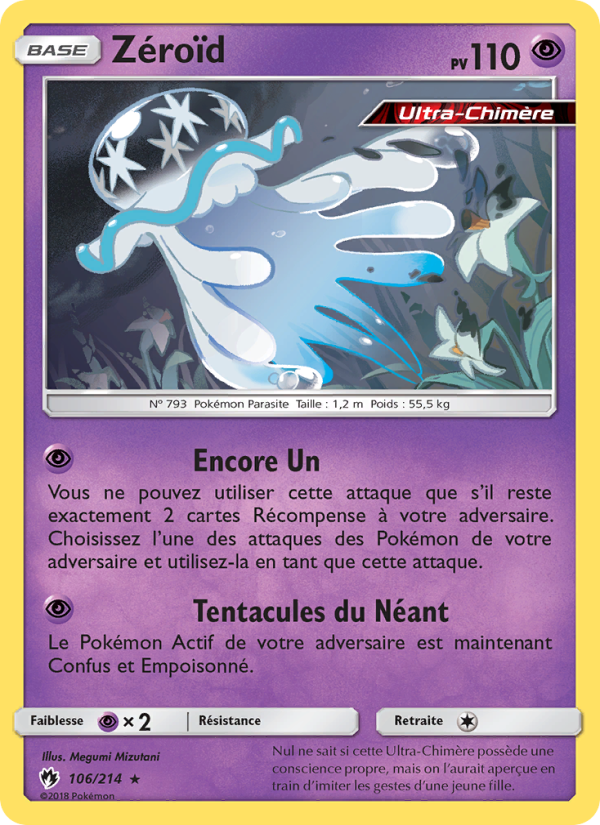 Zéroïd 106 — Lost Thunder (French Pokémon TCG card)