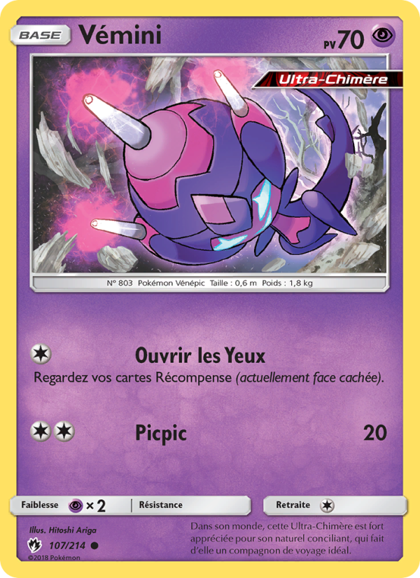 Vémini 107 — Lost Thunder (French Pokémon TCG card)