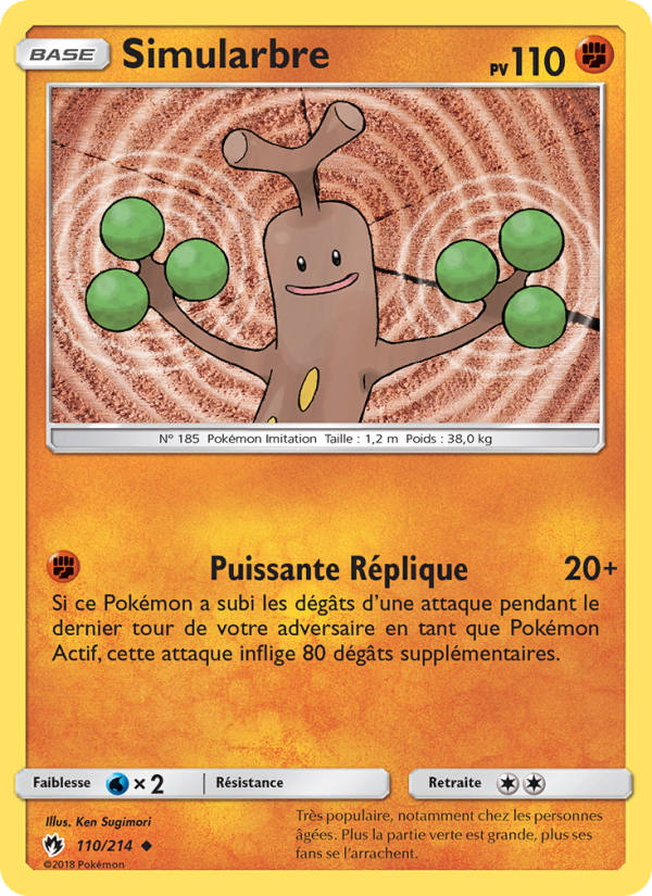 Simularbre 110 — Lost Thunder (French Pokémon TCG card)