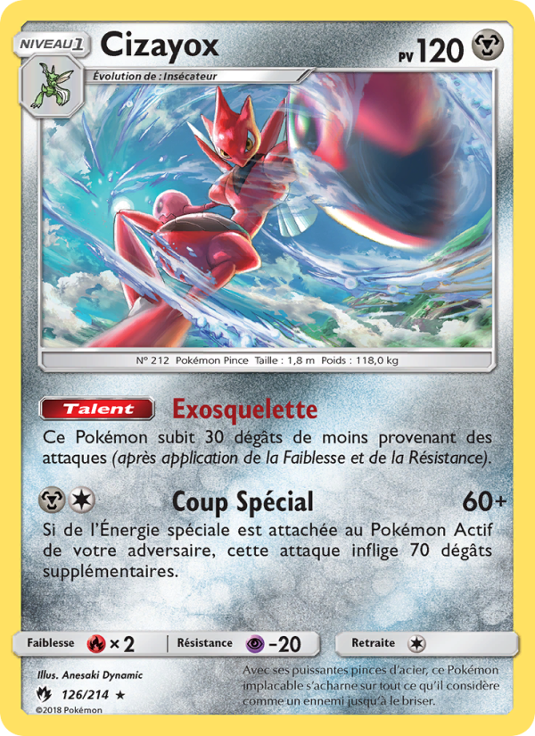 Cizayox 126 — Lost Thunder (French Pokémon TCG card)