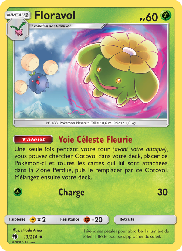 Floravol 13 — Lost Thunder (French Pokémon TCG card)