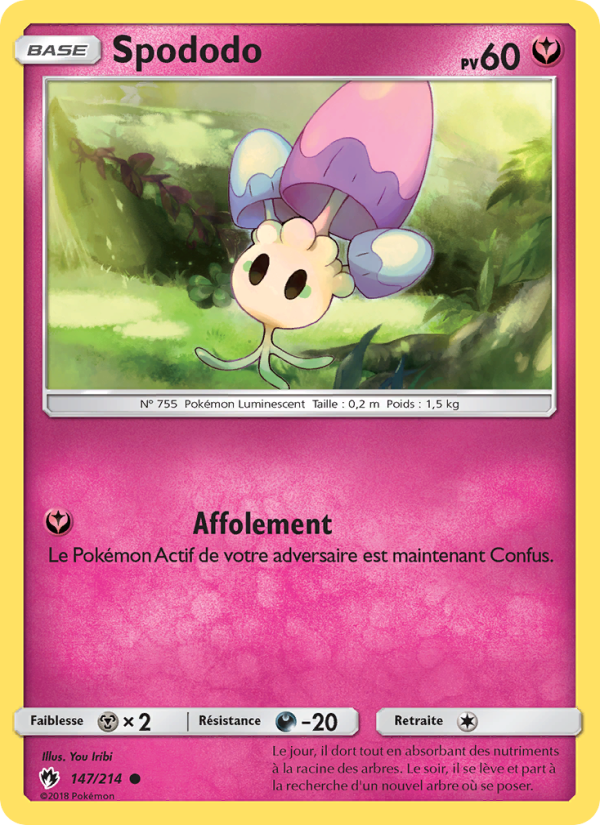 Spododo 147 — Lost Thunder (French Pokémon TCG card)