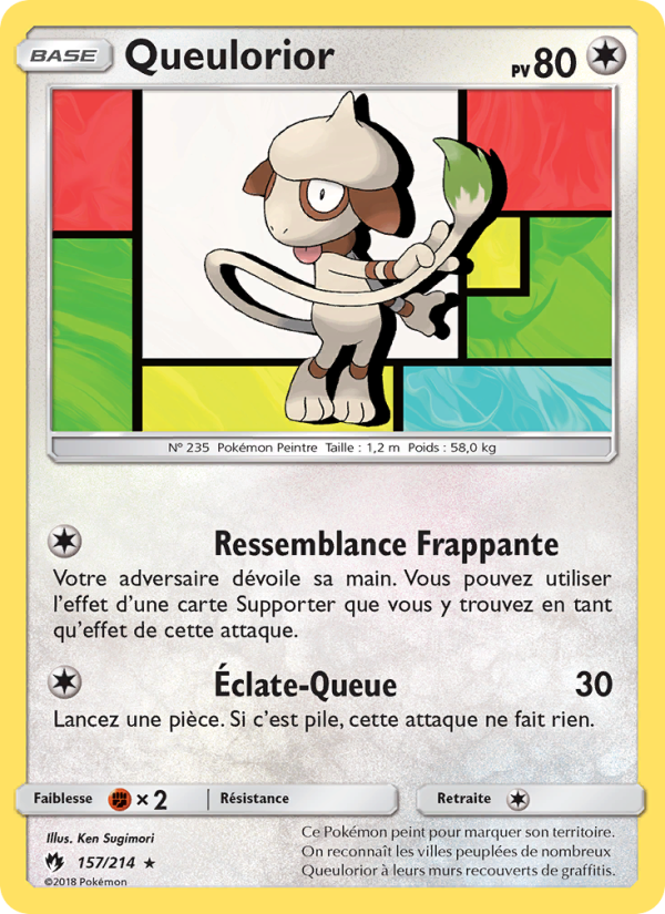 Queulorior 157 — Lost Thunder (French Pokémon TCG card)