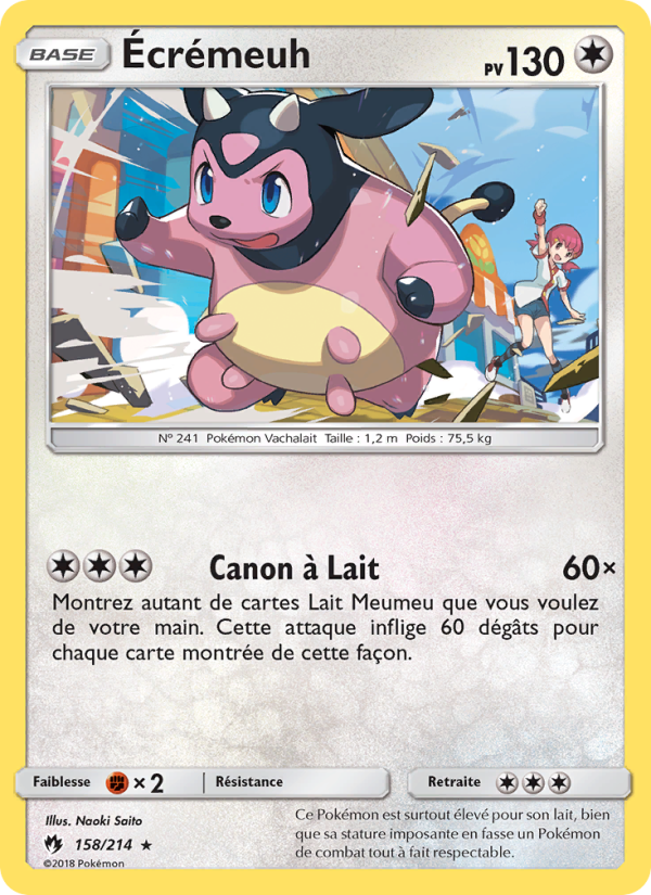 Écrémeuh 158 — Lost Thunder (French Pokémon TCG card)
