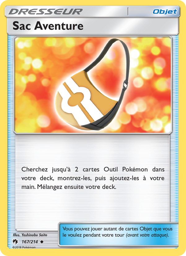 Sac Aventure 167 — Lost Thunder (French Pokémon TCG card)