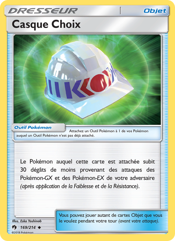Casque Choix 169 — Lost Thunder (French Pokémon TCG card)