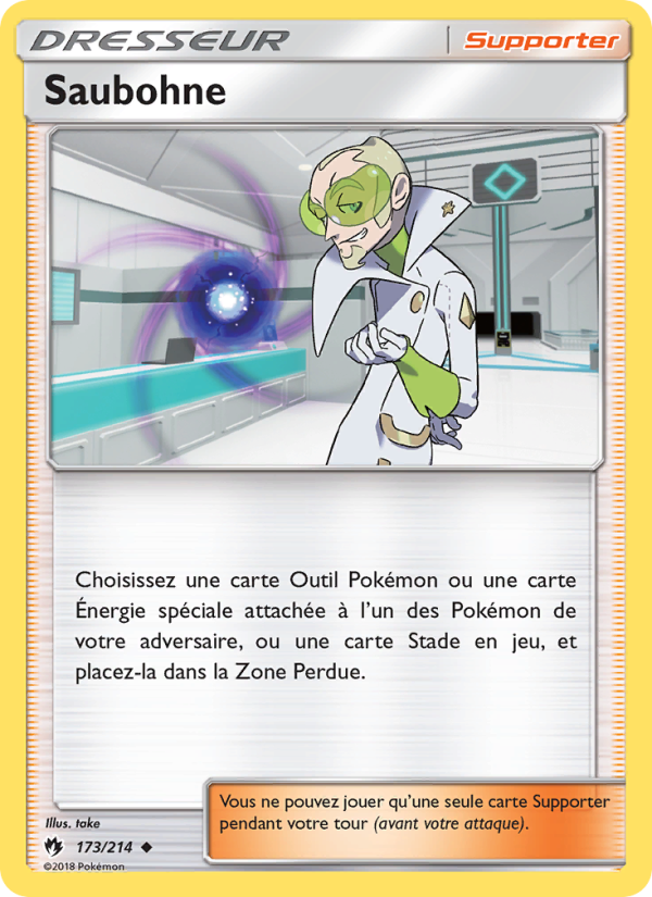 Saubohne 173 — Lost Thunder (French Pokémon TCG card)