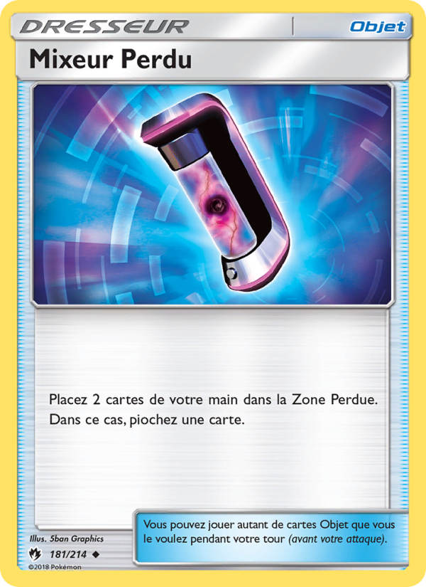 Mixeur Perdu 181 — Lost Thunder (French Pokémon TCG card)