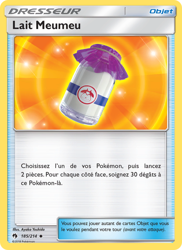 Lait Meumeu 185 — Lost Thunder (French Pokémon TCG card)