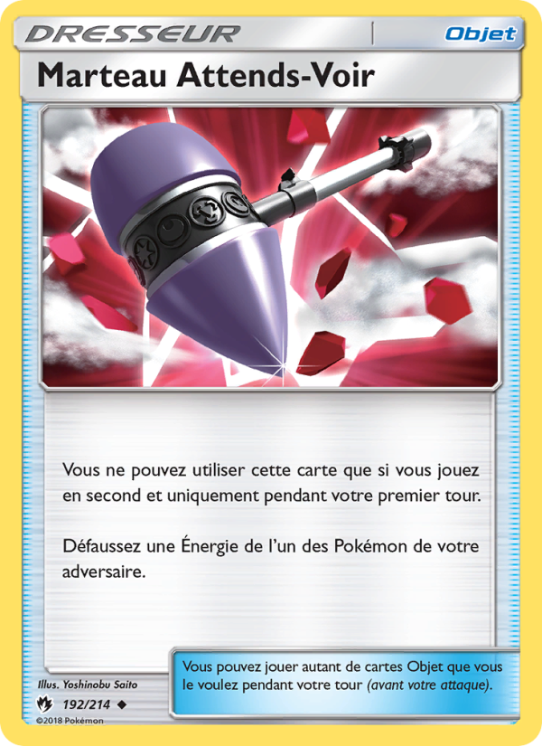 Marteau Attends Voir 192 — Lost Thunder (French Pokémon TCG card)