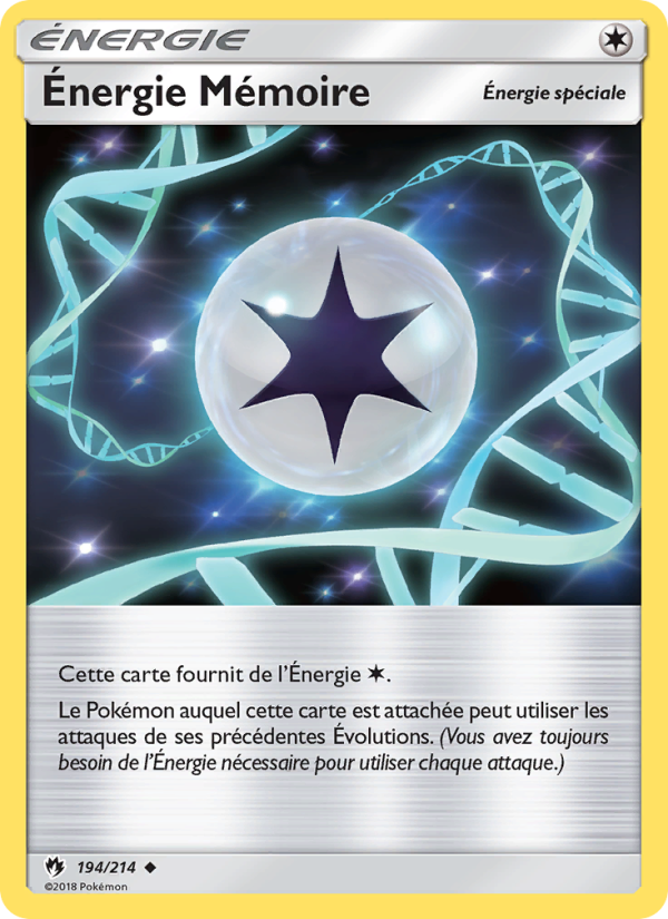 Énergie Mémoire 194 — Lost Thunder (French Pokémon TCG card)