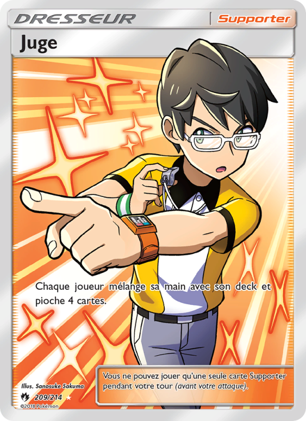 Juge 209 — Lost Thunder (French Pokémon TCG card)