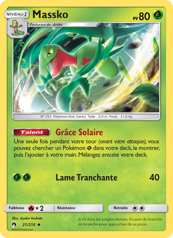 Massko 21 — Lost Thunder (French Pokémon TCG card)