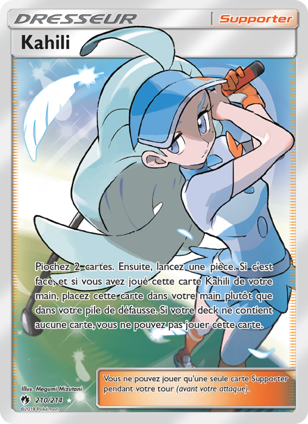 Kahili 210 — Lost Thunder (French Pokémon TCG card)