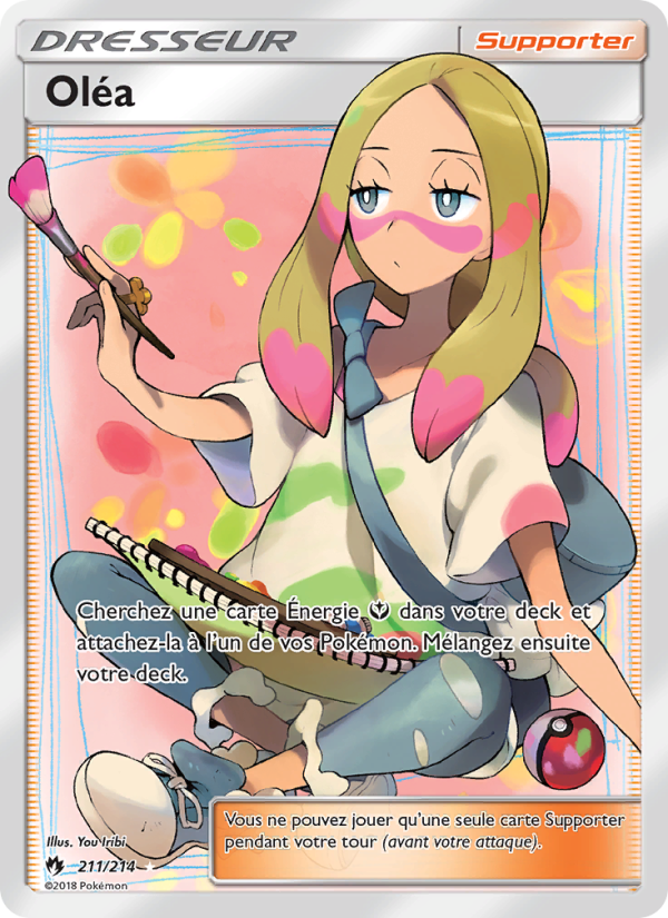 Oléa 211 — Lost Thunder (French Pokémon TCG card)