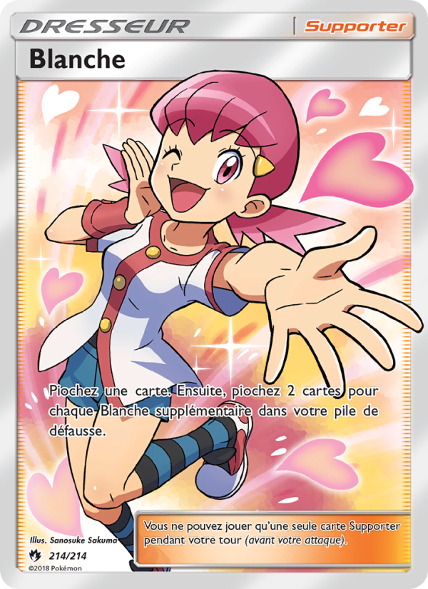 Blanche 214 — Lost Thunder (French Pokémon TCG card)